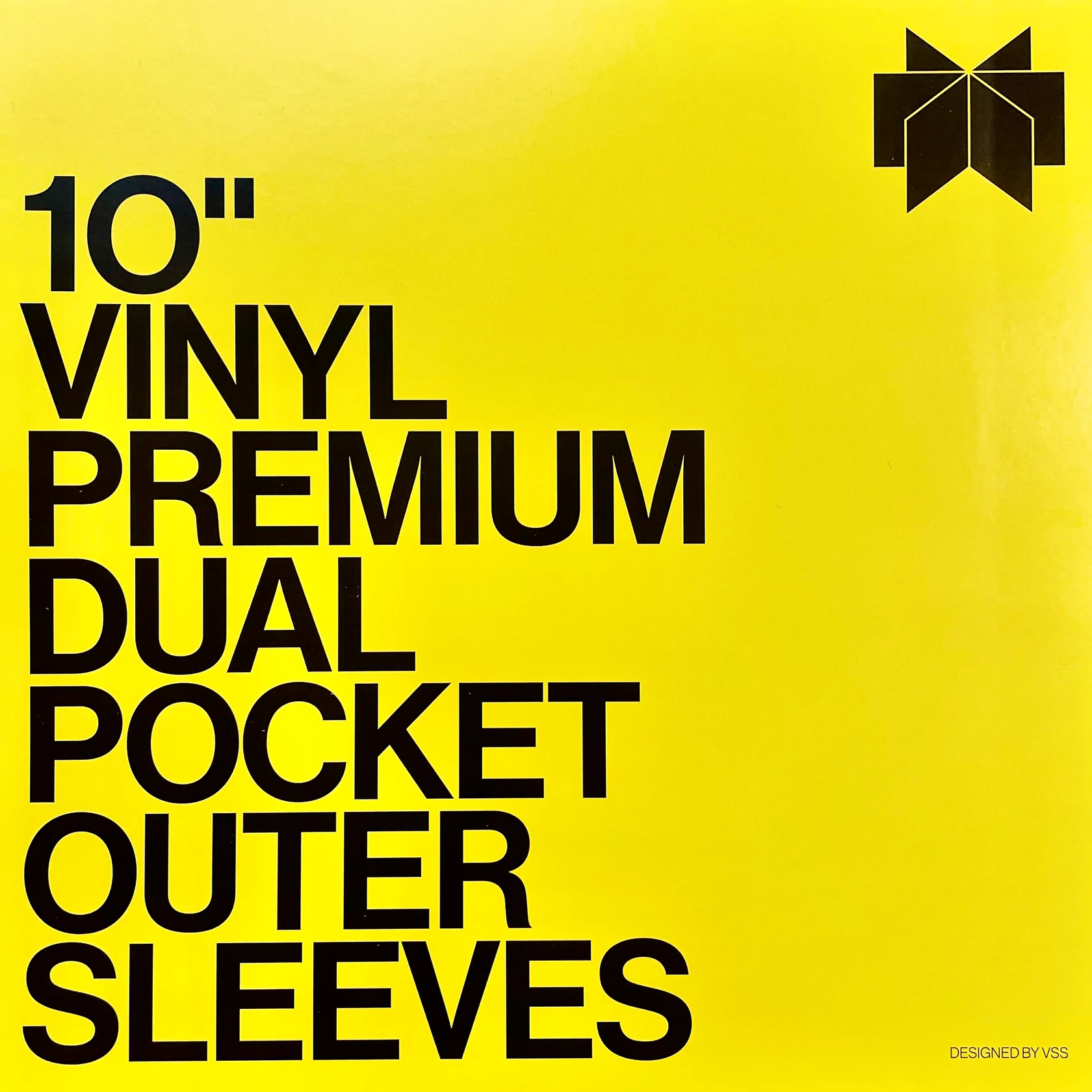 10 " Dual Pocket Outer Sleeves (Resealable Pack of 25)