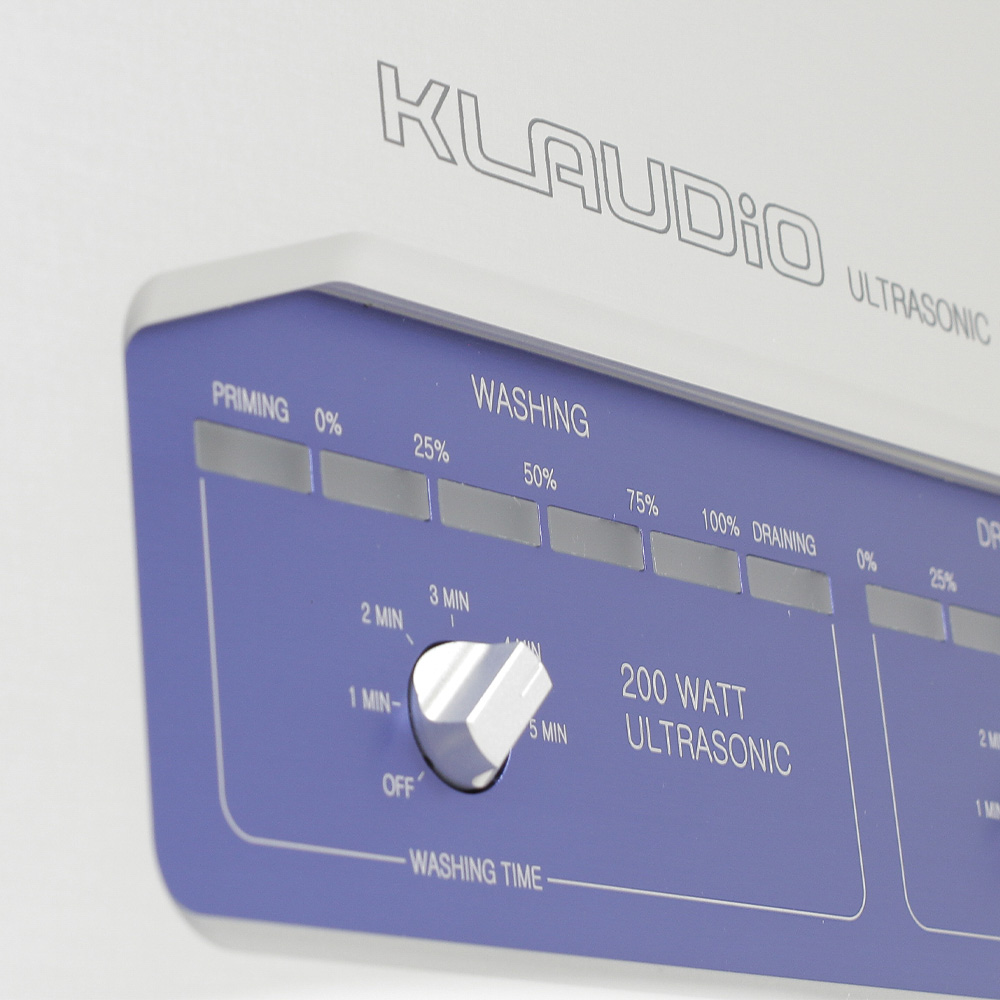 Klaudio - Vinyl LP Record Ultrasonic Cleaner with Dryer (External Reservoir) (KD-CLN-LP200T) – Bild 5