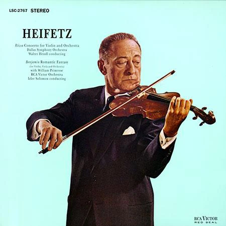 SACD Heifetz, Hendl, Dallas Symphony Orchestra - Rozsa: Concerto For Violin And Orchestra / Benjamin: Romantic Fantasy