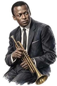 Illustration: Miles Davis